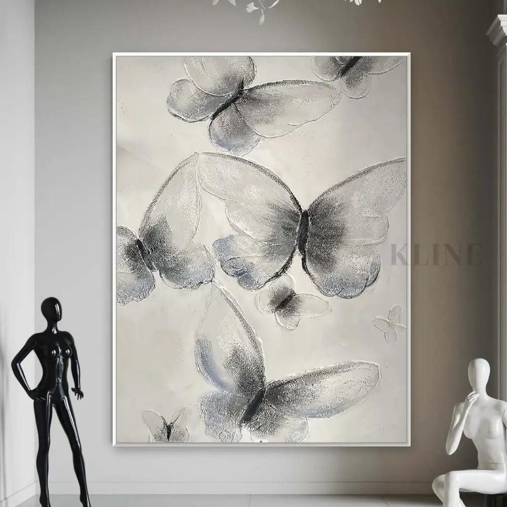 Let Me Fly - Hand Painting Black and White Paintings
