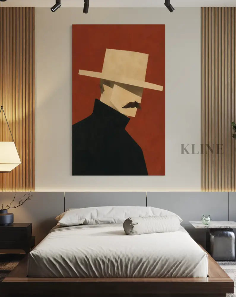L’Homme au Chapeau - Hand Painting 
