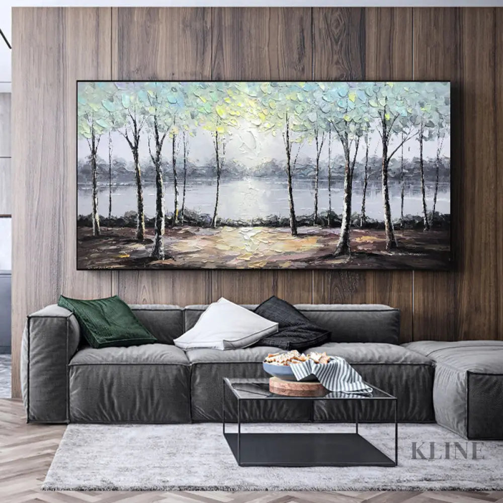 Life-Giving Embrace - Hand Painting Horizontal Wall Art