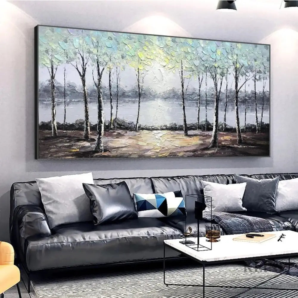 Life-Giving Embrace - Hand Painting Horizontal Wall Art