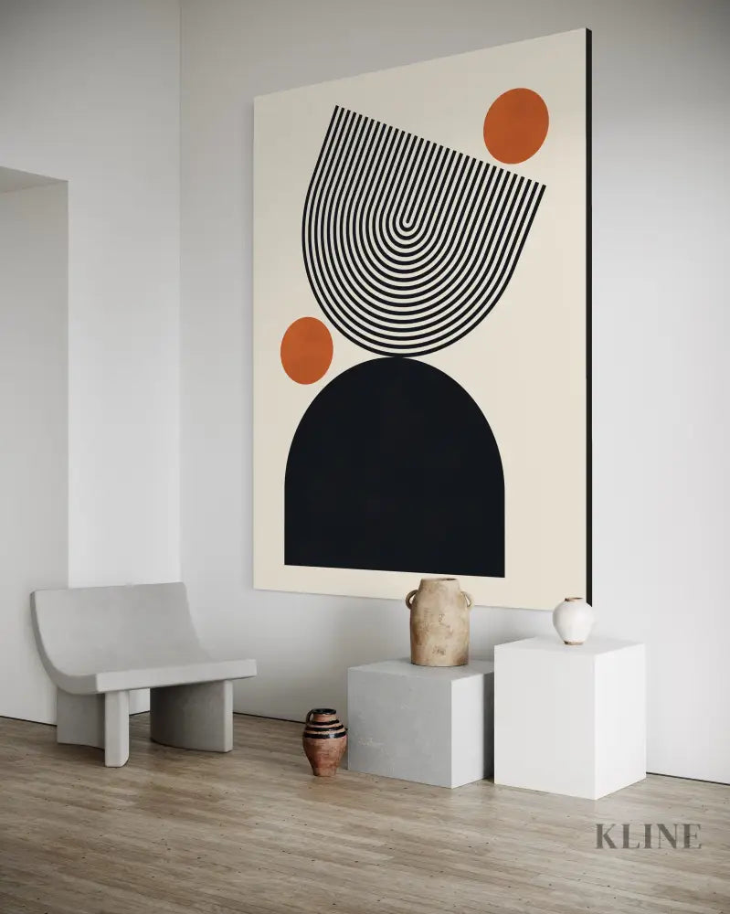 Lines and Circles 1 - Hand Painting