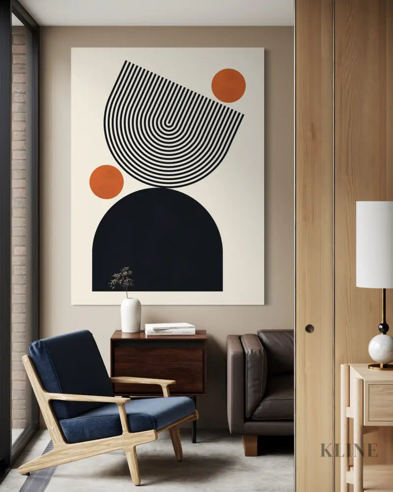 Lines and Circles 1 - Hand Painting