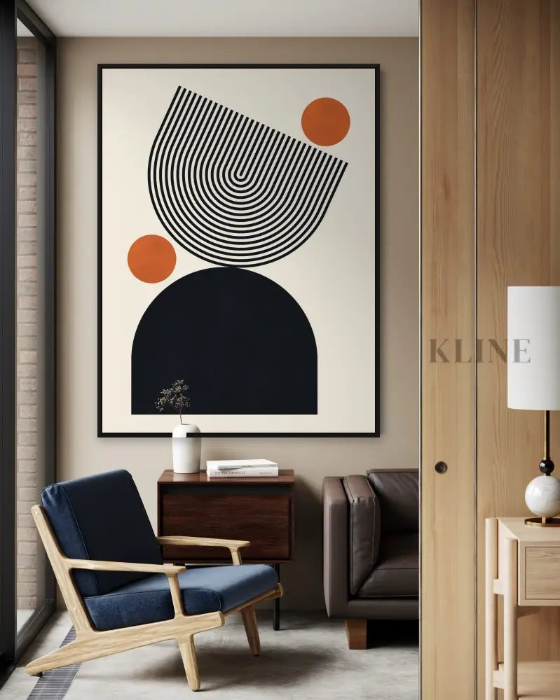 Lines and Circles 1 - Hand Painting