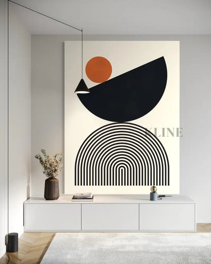 Lines and Circles 2 - Hand Painting