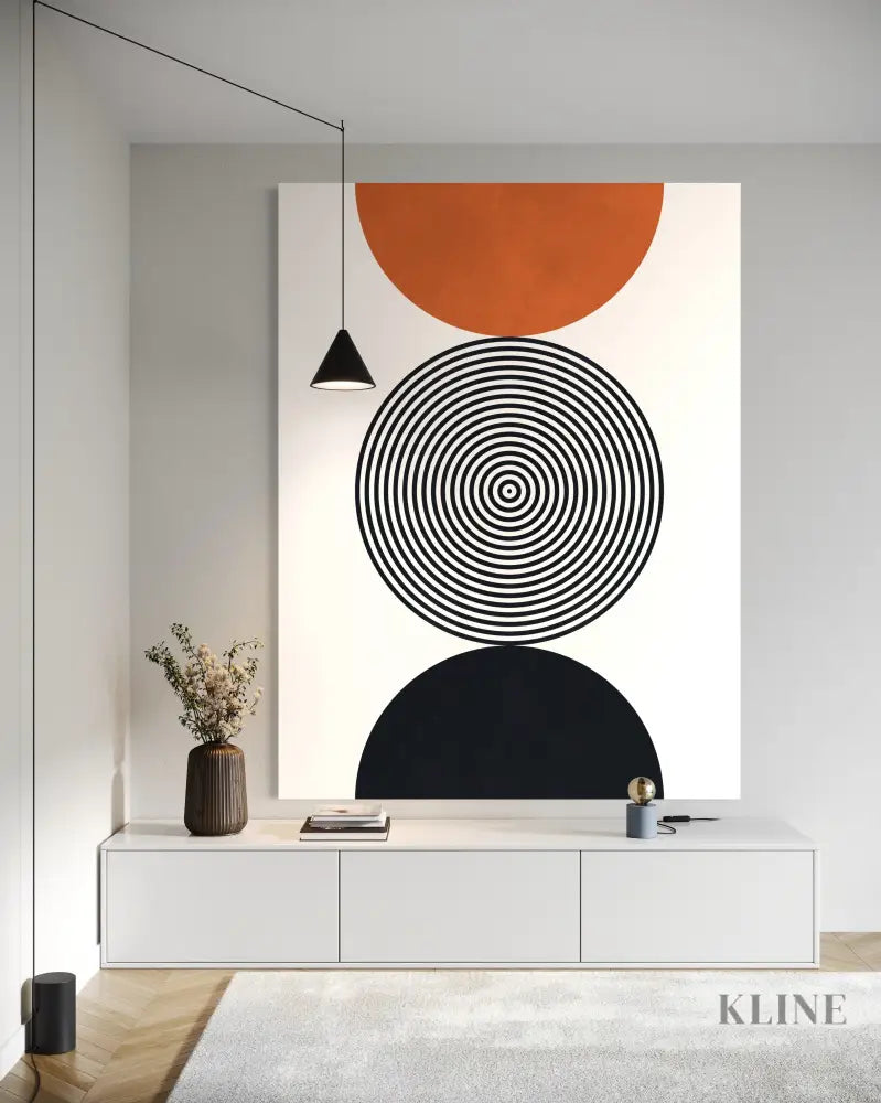 Lines and Circles 3 - Hand Painting