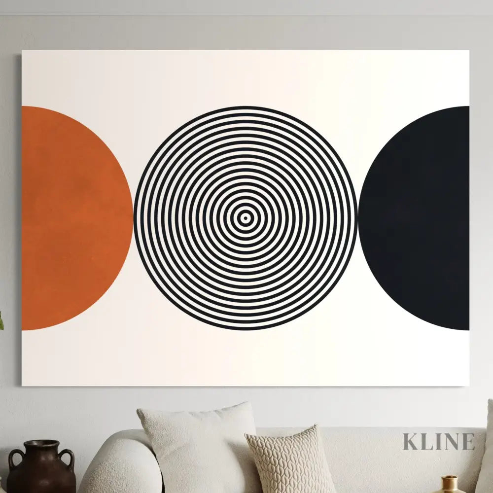 Lines and Circles 3 - Hand Painting