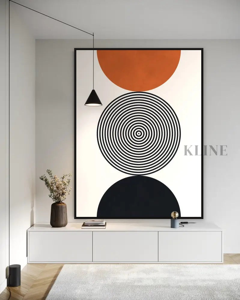 Lines and Circles 3 - Hand Painting