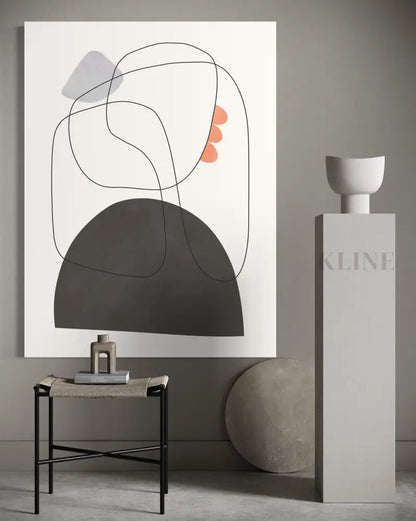 Lines and Shapes 1 - Hand Painting