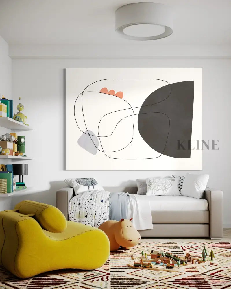 Lines and Shapes 1 - Hand Painting