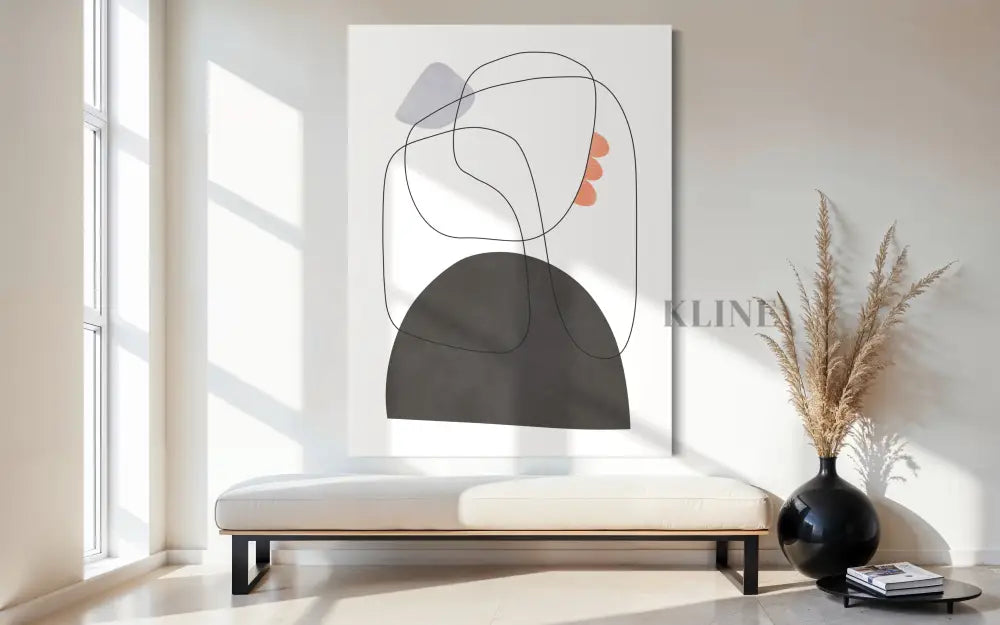 Lines and Shapes 1 - Hand Painting Vente du vendredi noir