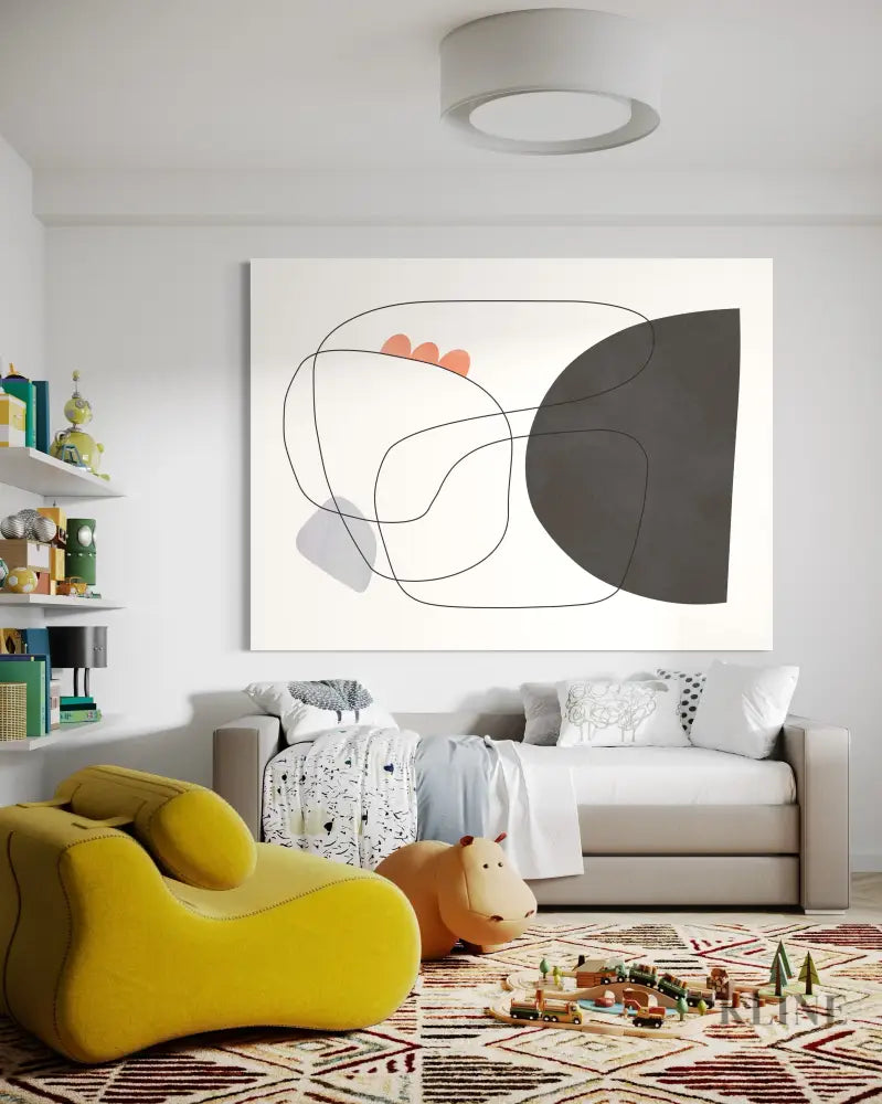 Lines and Shapes 1 - Hand Painting
