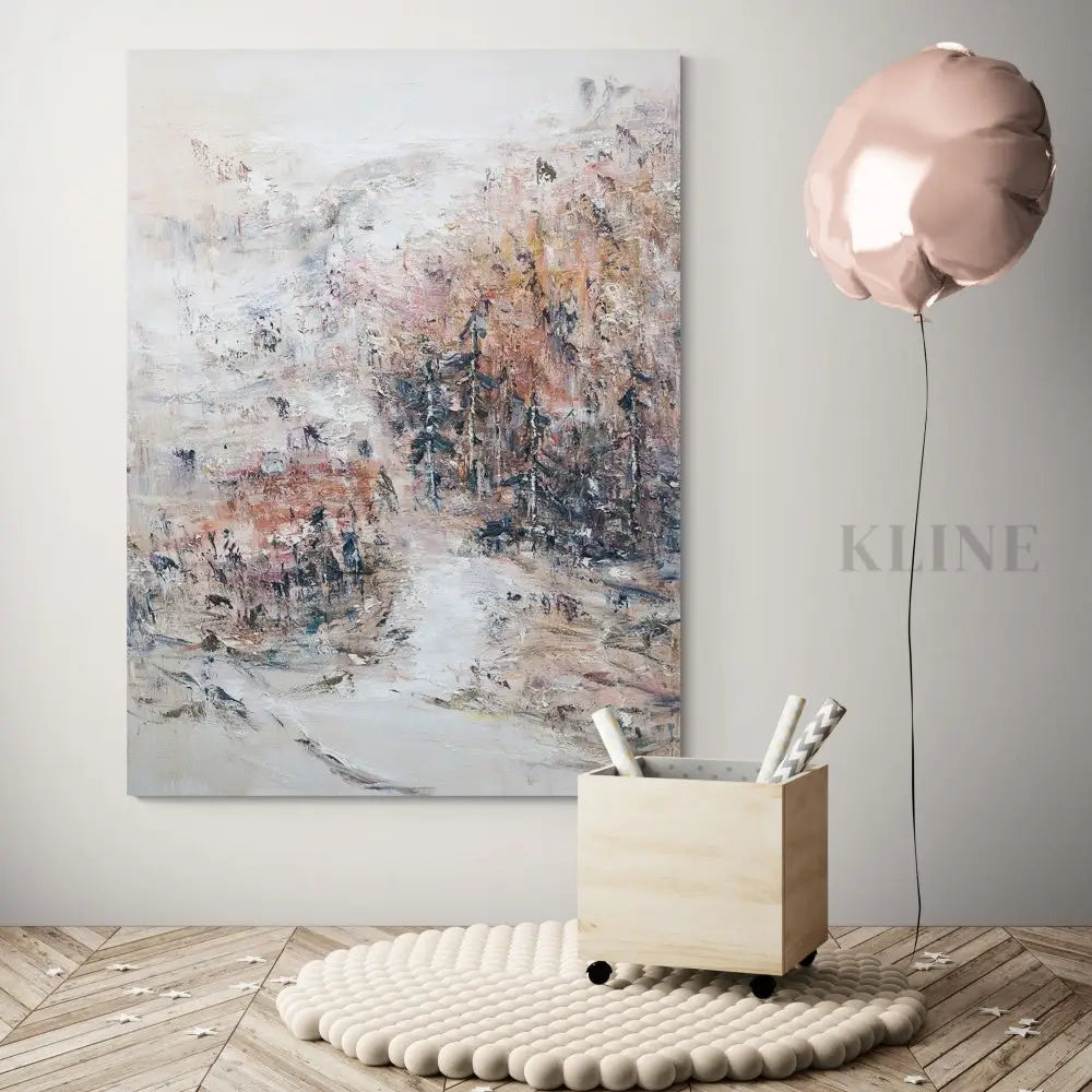Living On - Kline Collective 山のウォールアート