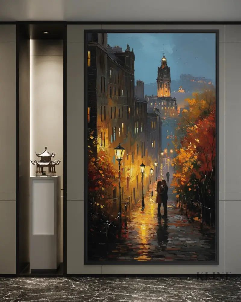 Love in the City of a Hundred Spires - Hand Painting