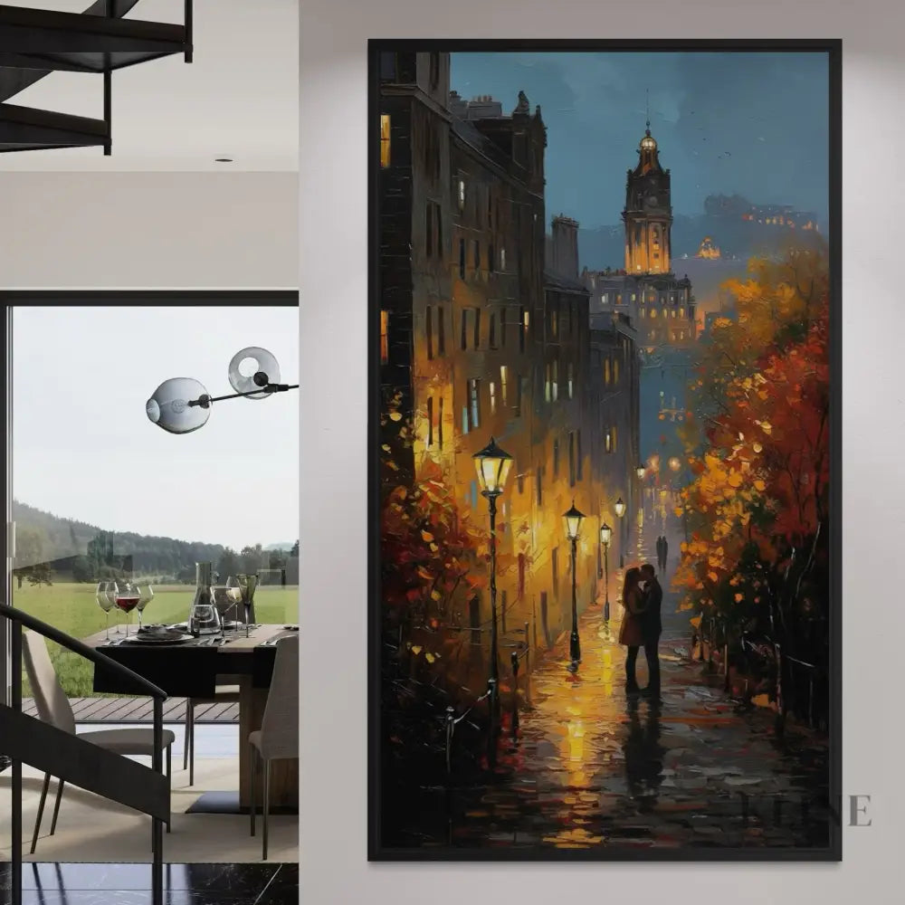 Love in the City of a Hundred Spires - Hand Painting