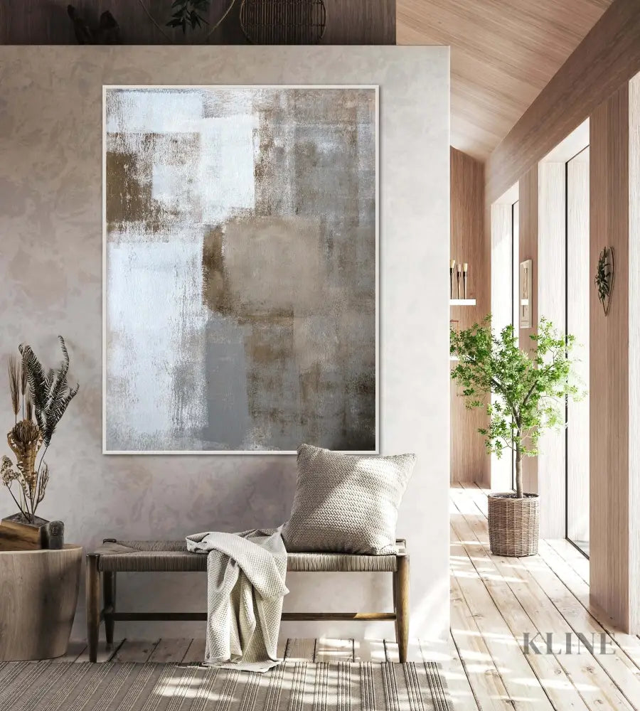 Lovely Neutral - Hand Painting 