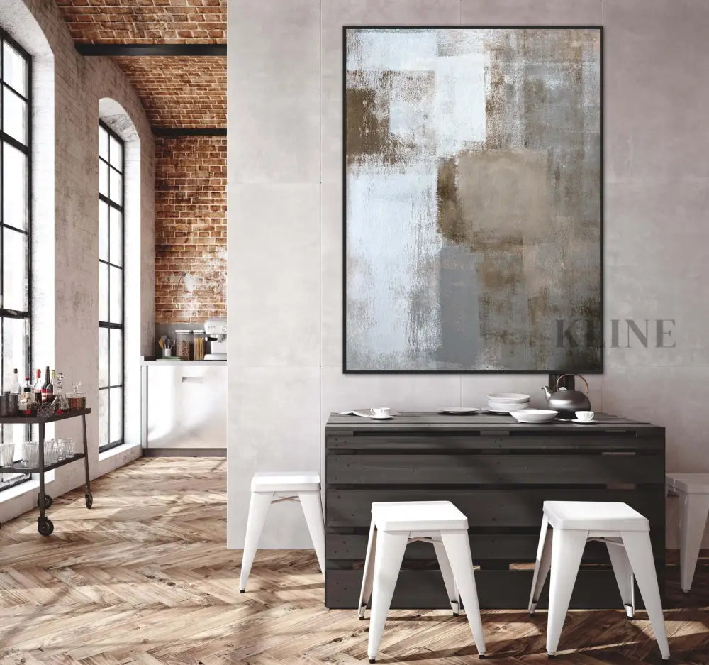 Lovely Neutral - Hand Painting