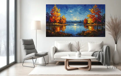 Luminescent Canopy - Hand Painting