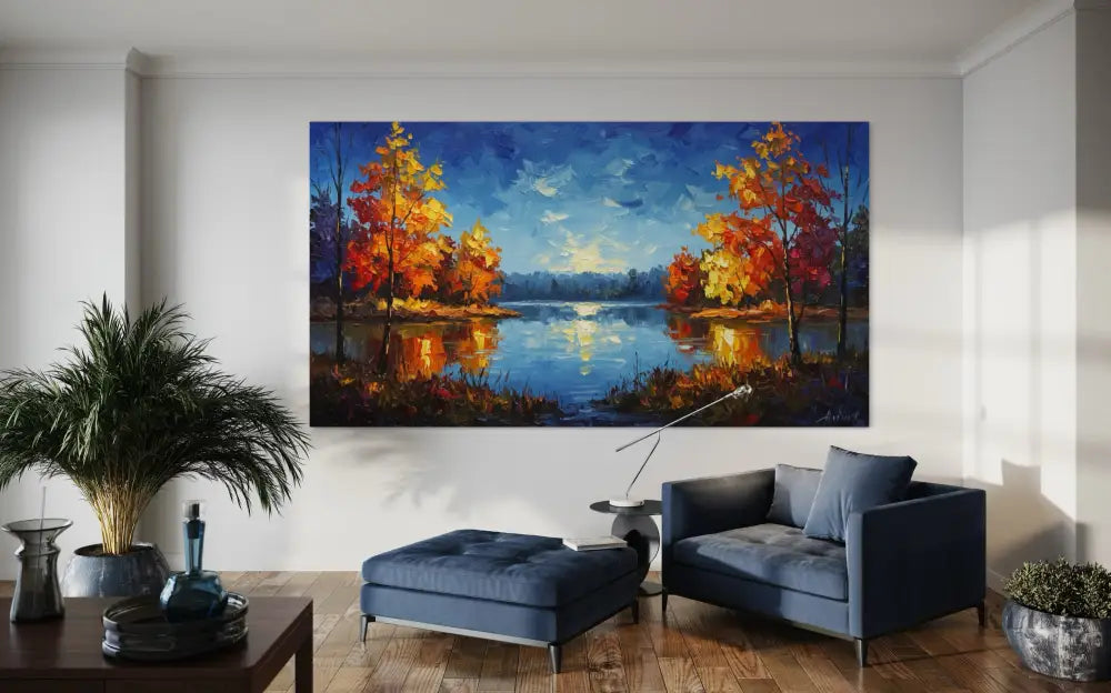 Luminescent Canopy - Hand Painting