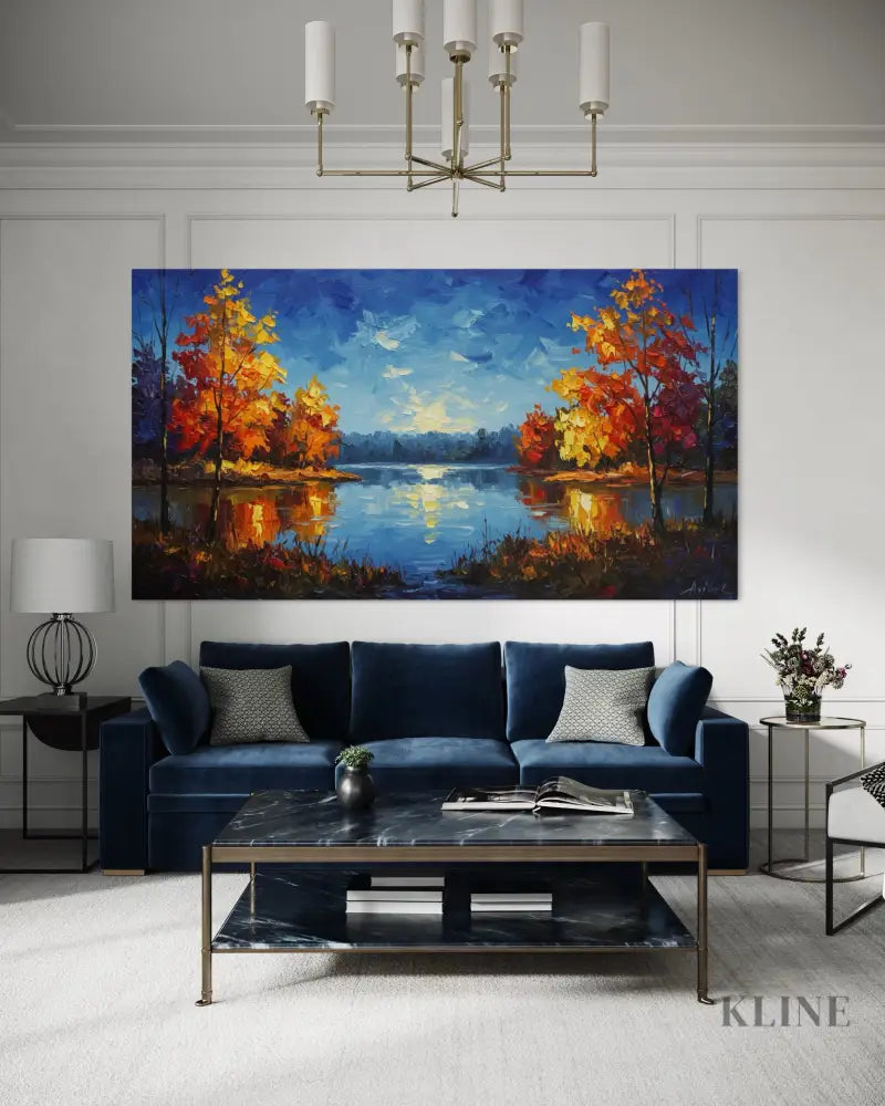 Luminescent Canopy - Hand Painting 