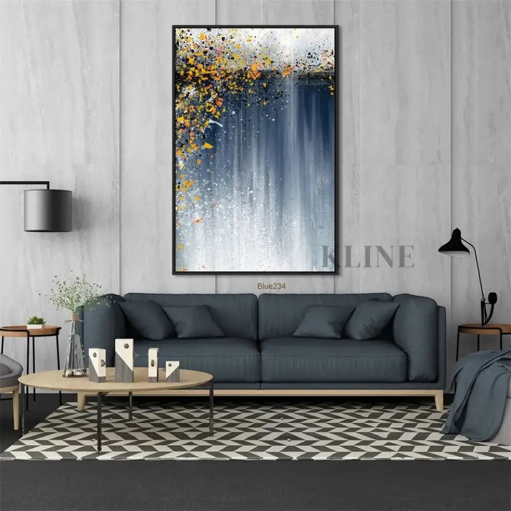 Luminous Fusion - Hand Painting Large Wall Art