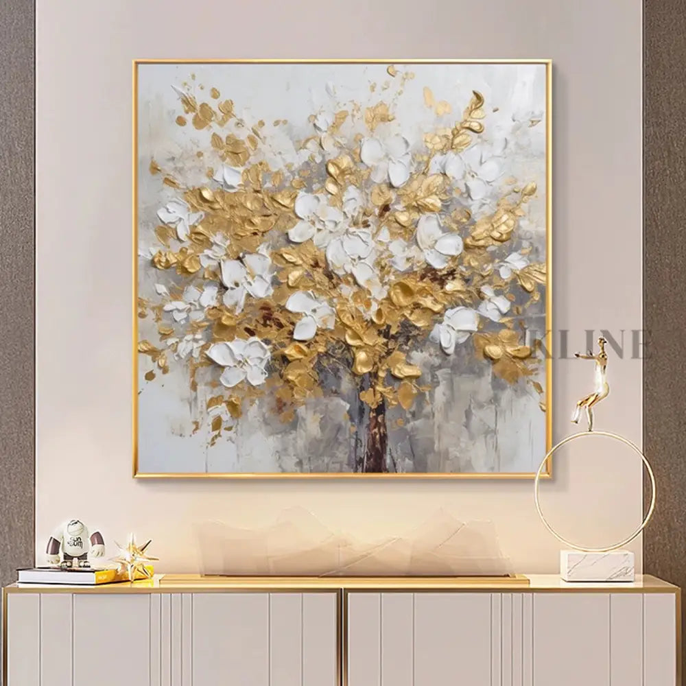 Luxe Blossom Tree - Hand Painting Still Life