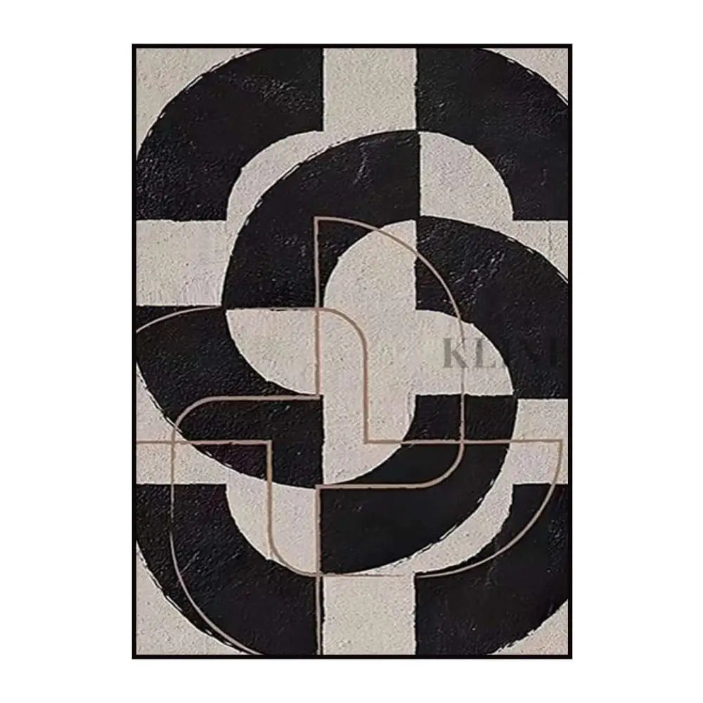 Luxe Lines - Hand Painting Arte de la pared del comedor