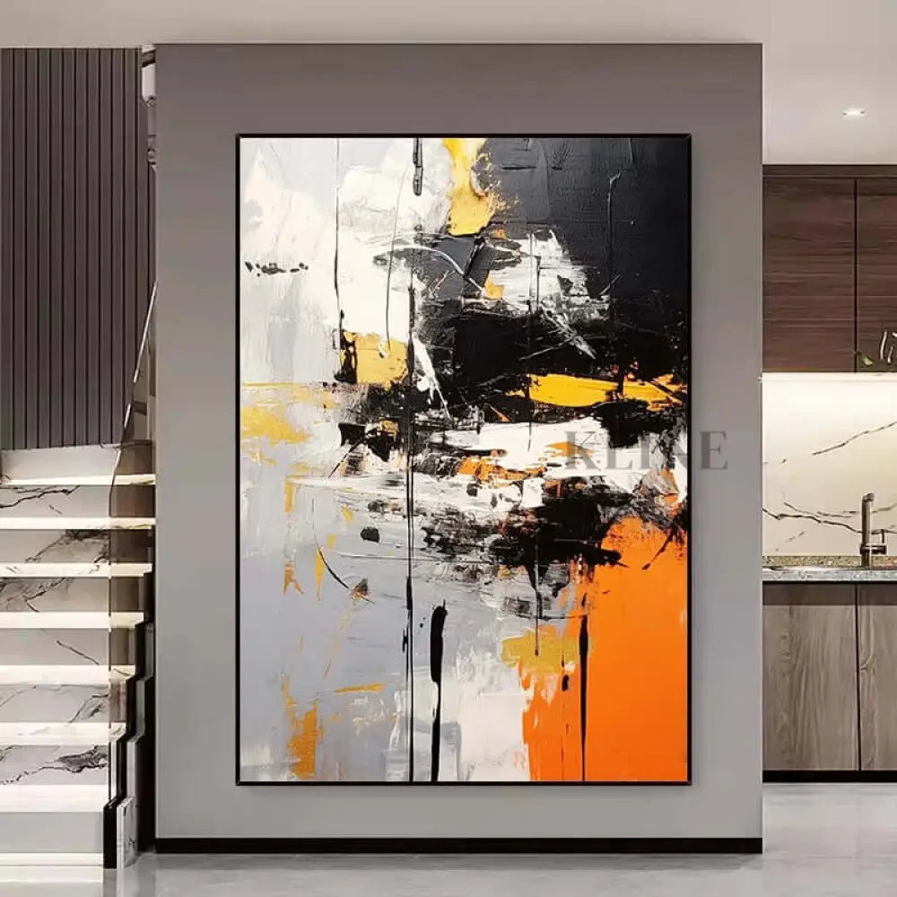 Luxury Orange - Hand Painting