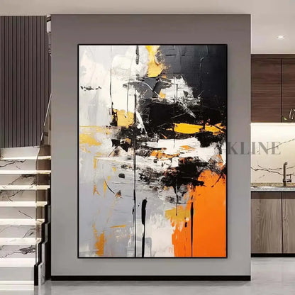 Luxury Orange - Hand Painting