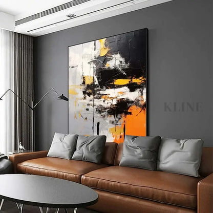 Luxury Orange - Hand Painting