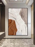 Madison Beige and Brown Wall Art - Hand Painting