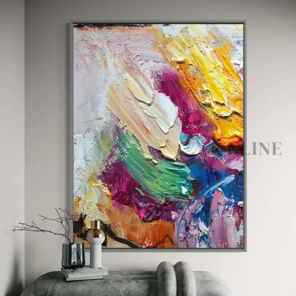 Vibrant hand-painted wall art by Kline Collective® transforming spaces with non-toxic acrylics on museum quality canvas. 3D Textured Wall Art