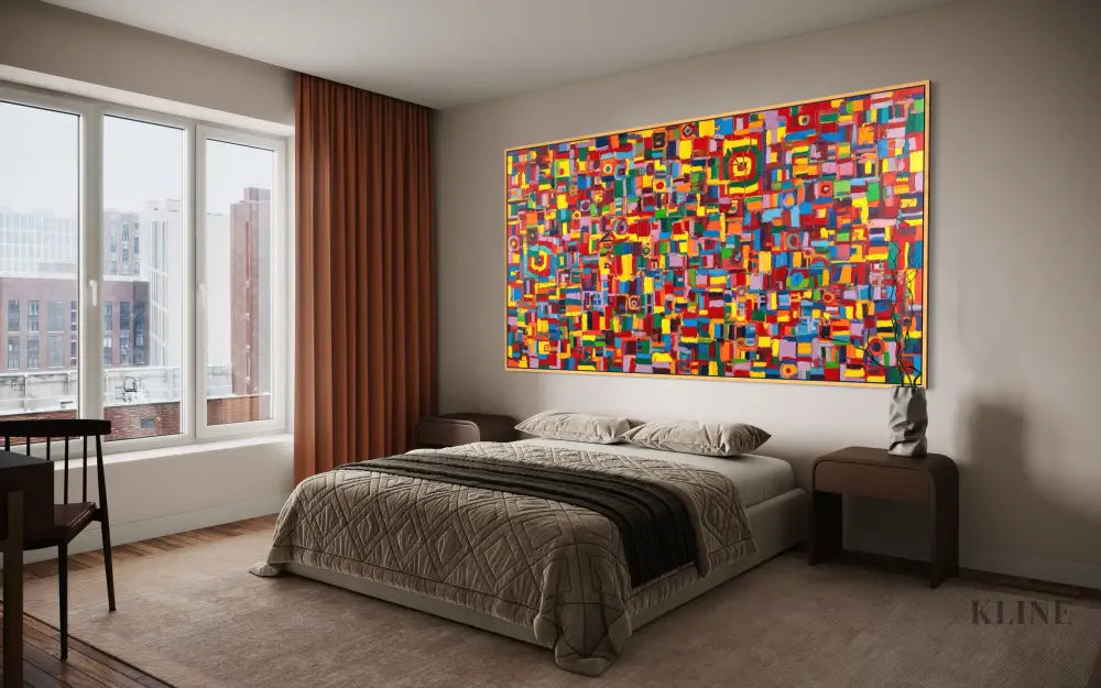 Maximalism Painting - Hand Painting Meistverkaufte Gemälde