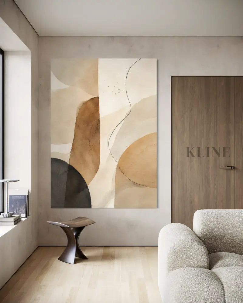 Measured Light - Hand Painting Vertical Wall Art & Paintings