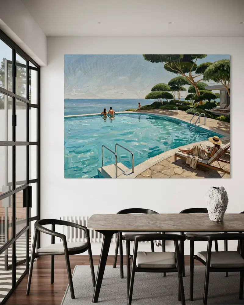 Mediterranean Afternoon - Hand Painting