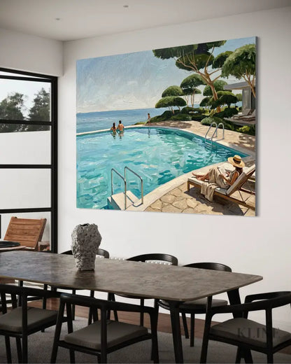 Mediterranean Afternoon - Hand Painting