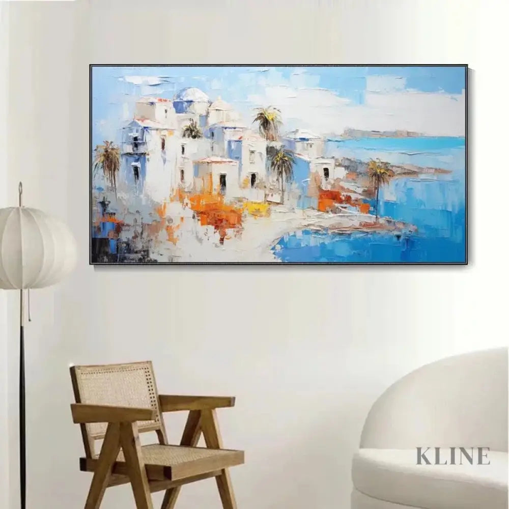 Mediterranean Midday - Hand Painting 