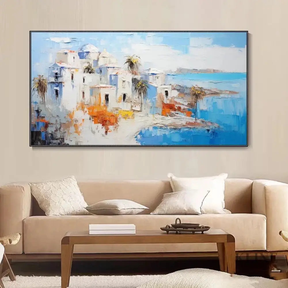 Mediterranean Midday - Hand Painting