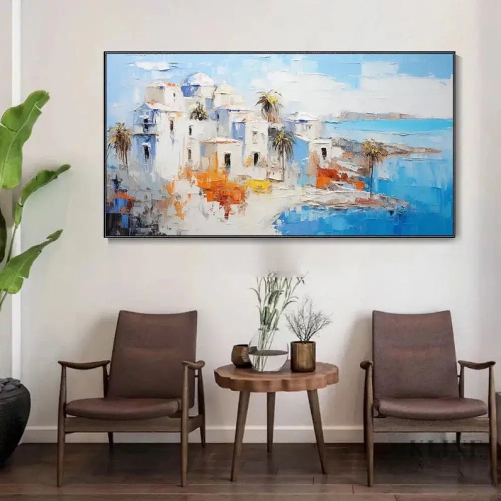 Mediterranean Midday - Hand Painting 
