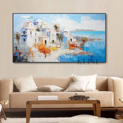 Mediterranean Midday - Hand Painting
