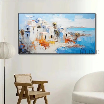 Mediterranean Midday - Hand Painting