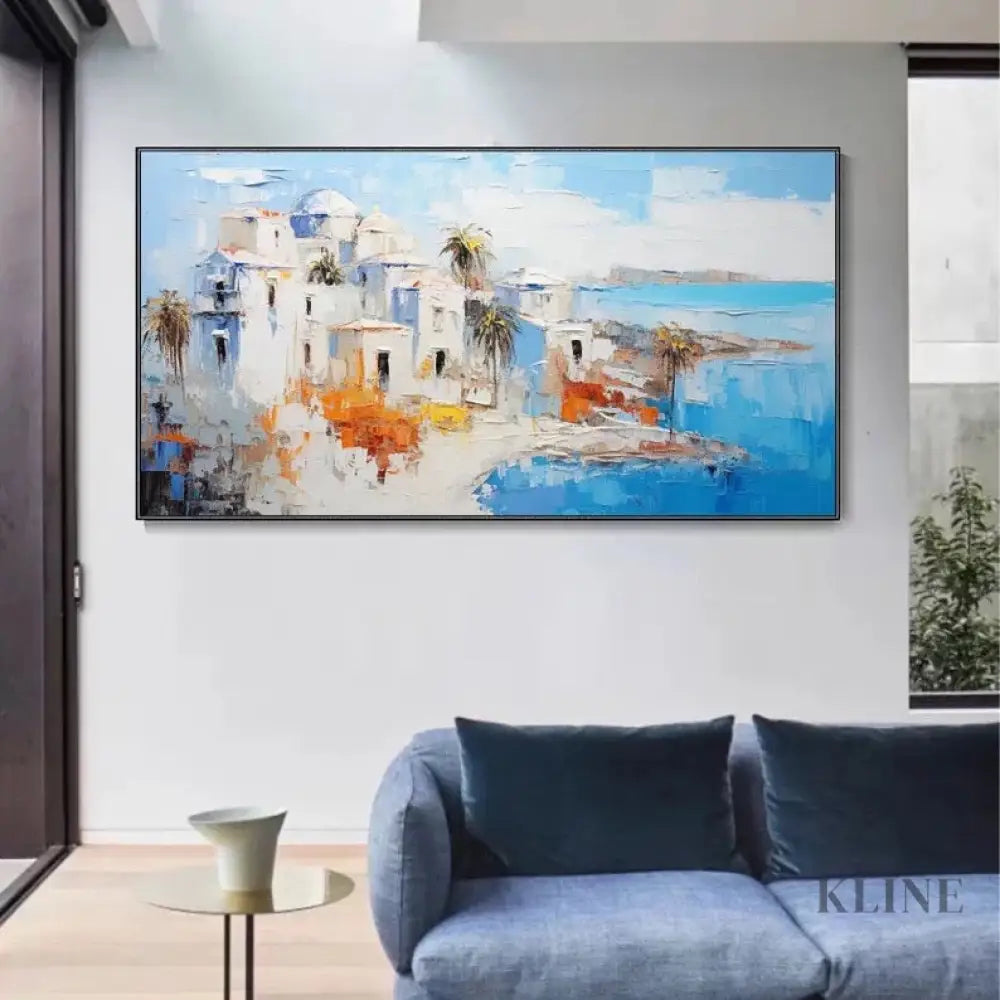 Mediterranean Midday - Hand Painting