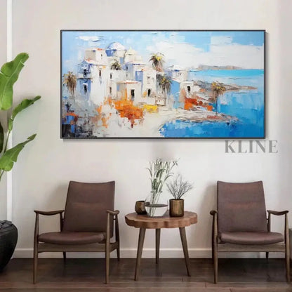 Mediterranean Midday - Hand Painting