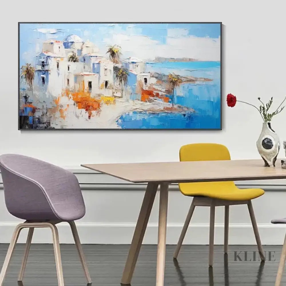 Mediterranean Midday - Hand Painting 
