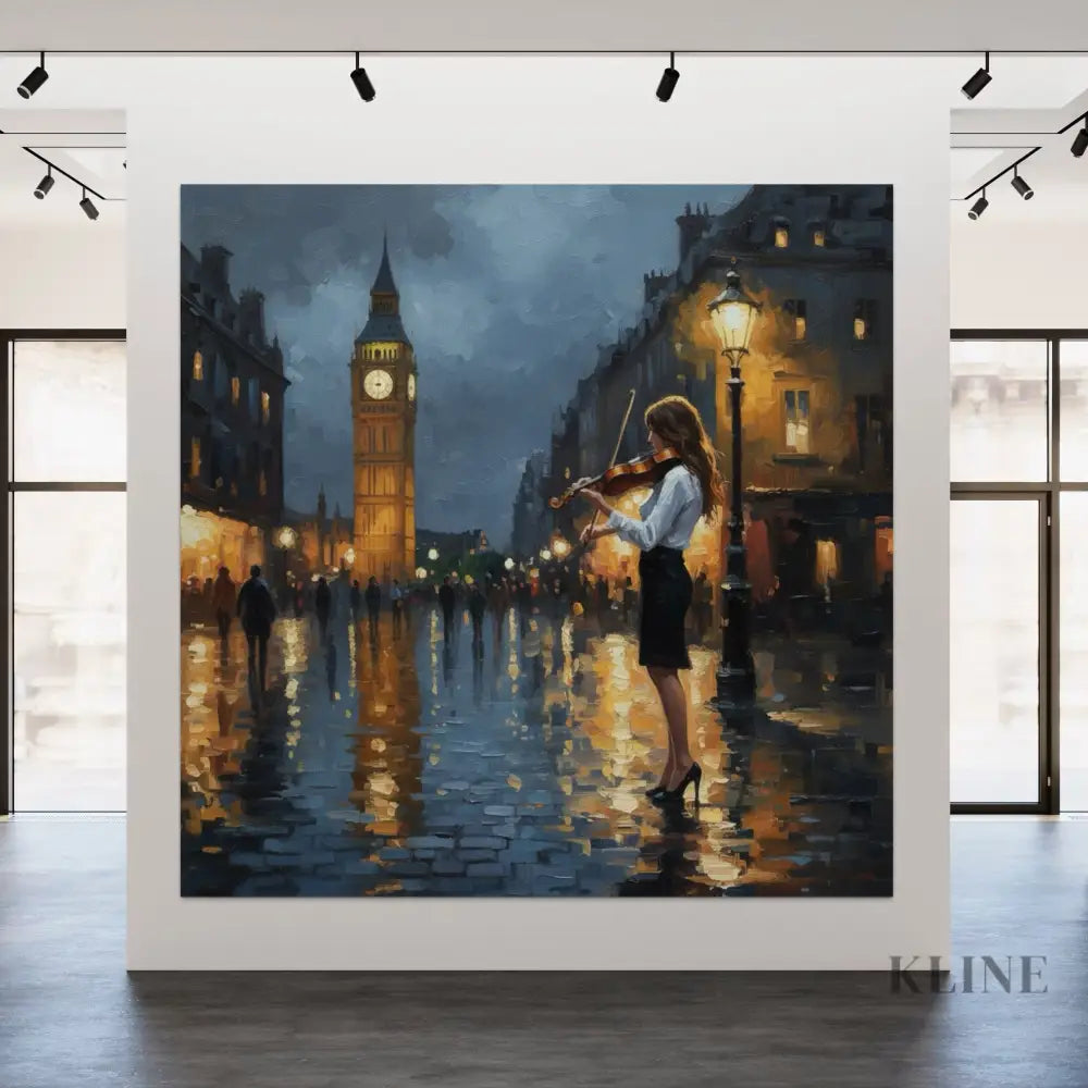 Melodies of the City - Hand Painting