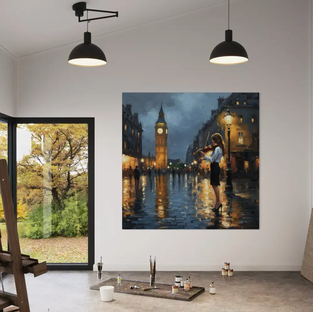 Melodies of the City - Hand Painting