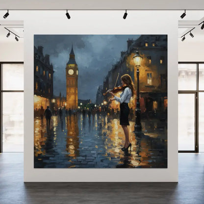Melodies of the City - Hand Painting