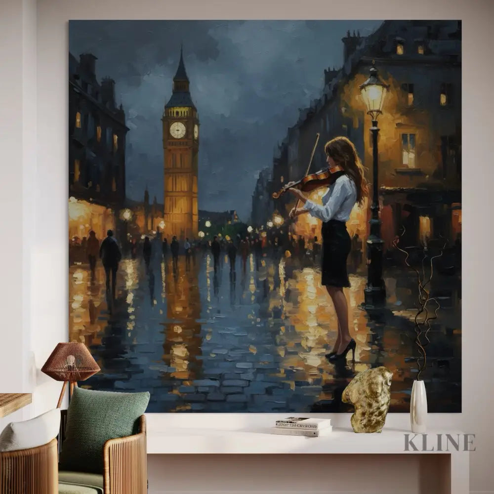 Melodies of the City - Hand Painting