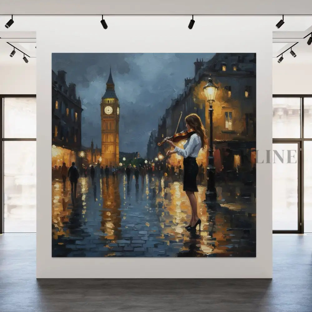 Melodies of the City - Hand Painting