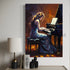 Melody in Moonlight - Hand Painting