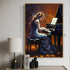 Melody in Moonlight - Hand Painting